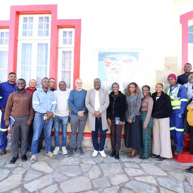 Mitarbeiter des Lüderitzer Town Council in Namibia